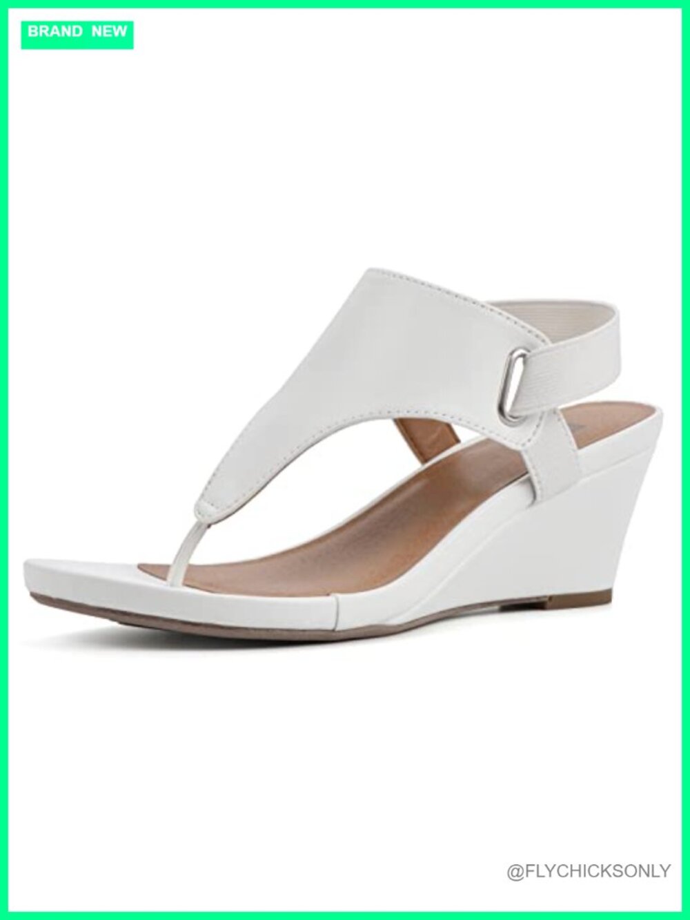 Women's All Dres Wedge Sandal Slip On Cushioned Slingback